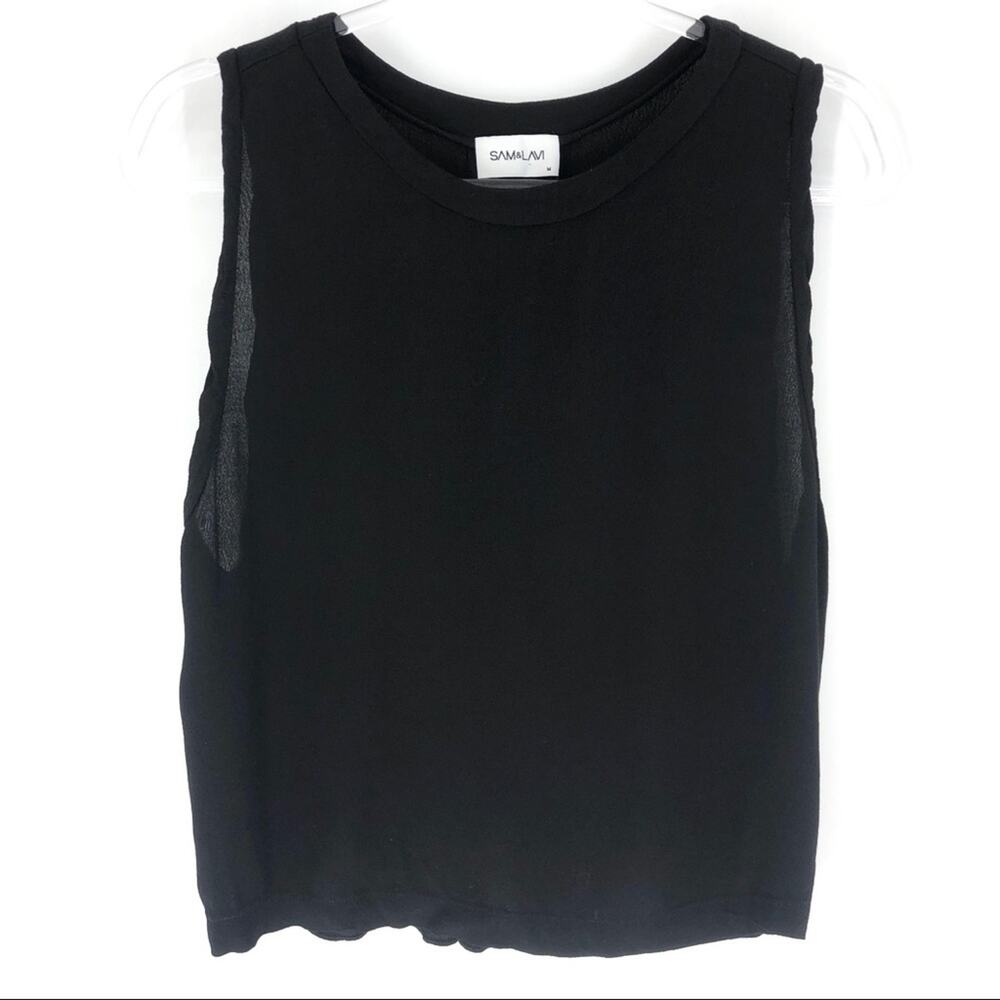 Sam & Lavi Rayon Tank Black Size M‎
